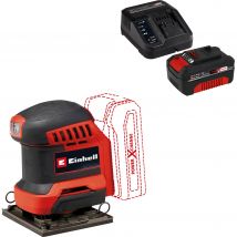 Einhell TE-OS 18/113 Li 18v Cordless 1/4 Sheet Orbital Palm Sander 1 x 4ah Li-ion Charger No Case