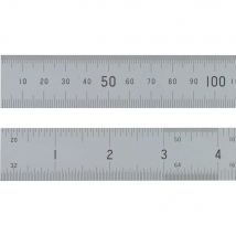 Fisher Satin Chrome Engineers Steel Rule 12" / 300mm
