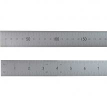 Fisher Satin Chrome Engineers Steel Rule 24" / 600mm