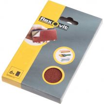 Flexovit Sanding Block Refill 70mm x 125mm 70mm x 125mm 50g Pack of 6