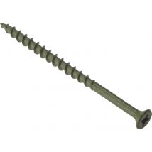 ForgeFix Decking Screw Pozi ST Green Anti-Corrosion Treated 4.5mm 75mm Pack of 200