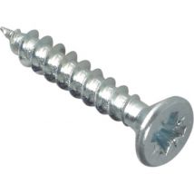 Forgefix Multi Purpose Zinc Plated Screws 4mm 25mm Pack of 200