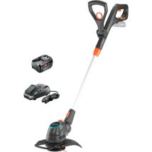 Gardena COMFORTCUT 23 P4A 18v Cordless Grass Trimmer and Edger 230mm 1 x 4ah Li-ion Battery Charger