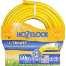 Hozelock Ultimate Anti Kink Crush Proof Hose Pipe 1/2" / 12.5mm 50m Yellow