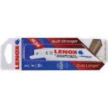 Lenox 18TPI Medium Metal Cutting Reciprocating Sabre Saw Blades 102mm Pack of 5