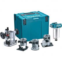 Makita DRT50 18v LXT Cordless Brushless Plunge Router and Trimmer Kit No Batteries No Battery Charger Case & Accessories
