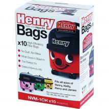 Numatic HVR200 Henry Hoover Filter Dust Bags