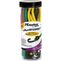 Masterlock 6 Piece Assorted Bungee Cord