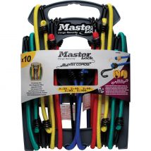 Masterlock 10 Piece Assorted Bungee Cord