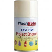 Plastikote Dry Enamel Aerosol Spray Paint De La Creme 100ml