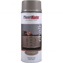 Plasti-Kote Chalk Finish Spray Paint Dark Hessian 400ml