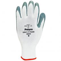 Polyco Grip It Foam Safety Nitrile Gloves L