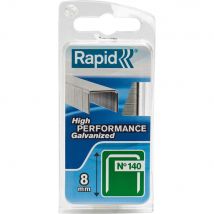 Rapid Type 140 Galvanised Staples 8mm Pack of 650