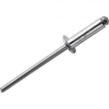 Rapid Standard Aluminium Rivets 4.8mm 16mm Pack of 100