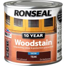 Ronseal 10 Year Wood Stain Teak 250ml