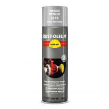 Rust Oleum Hard Hat Metal Metallic Spray Paint Bright Aluminium 500ml