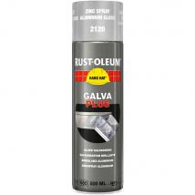 Rust Oleum Hard Hat Galva Plus Metal Spray Paint Silver 500ml