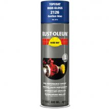 Rust Oleum Hard Hat Metal Spray Paint Gentian Blue 500ml