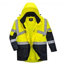 Oxford Weave 300D Class 2 Hi Vis 2-Tone Breathable Jacket