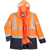 Oxford Weave 300D Class 3 Hi Vis 5-in1 Executive Jacket