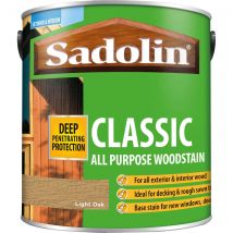 Sadolin Classic Wood Protection Woodstain Light Oak 2.5l