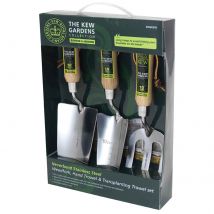 Kew Gardens Neverbend 3 Piece Stainless Steel Garden Hand Tool Set