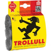 Trollull 3 Piece Steel Wire Wool Set