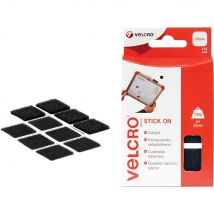 Velcro Stick On Squares Black