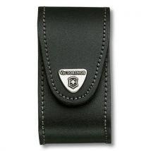 Victorinox Black Leather Pouch Fits 5-8 Layer Swiss Army Knives