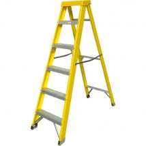 Zarges Fibreglass Swingback Step Ladder