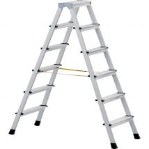 Zarges Anodised Double Sided Step Ladder