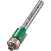 Trend CRAFTPRO 3 Flute Bearing Guided Trimmer Router Cutter 12.7mm 12.7mm 1/4"