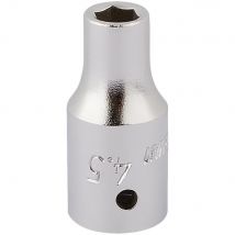 Elora 1/4" Drive Hexagon Socket Metric 1/4" 4.5mm