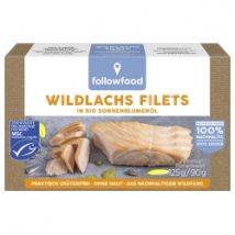 Wildlachsfilets in Sonnenblumenöl