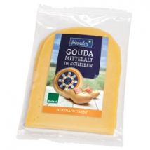 Gouda, mittelalt, geschnitten