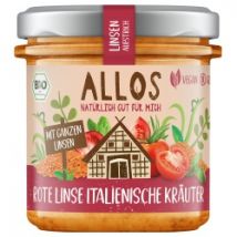 Brotaufstrich mit roten Linsen & italienischen Kräutern