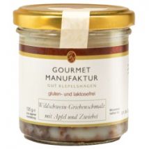 Wildschwein-Griebenschmalz mit Äpfeln & Zwiebeln