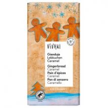 Gianduja-Schokolade mit Lebkuchenstückchen & Karamell