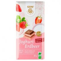 Weiße Joghurtschokolade & Vollmilchschokolade mit Erdbeere