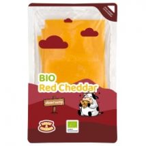 Roter Cheddar, geschnitten