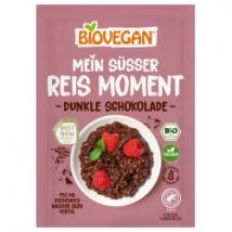 Reisdessert mit dunkler Schokolade