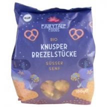 Brezelstücke mit süßem Senf