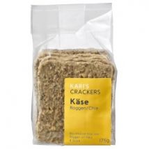 Käse-Roggen-Chia-Knäckebrot
