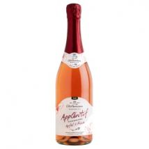 Appléritif mit Rosen, alkoholfrei