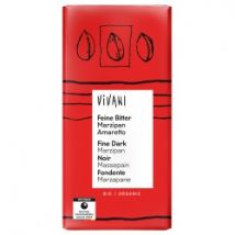 Feine Bitterschokolade mit Marzipan & Amaretto