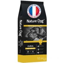 15kg Croquettes sans céréales Oural Pro pour chien d'arrêt 28/16 fabrication française