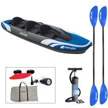 Pack Kayak Sevylor Hudson KCC360 Bleu + X2 Pagaies + Gonfleur