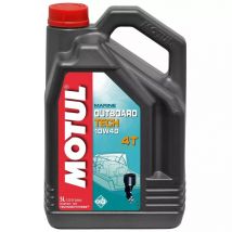 Huile 4 temps technosynthése 10w40 moteurs hors-bord - motul 5 l