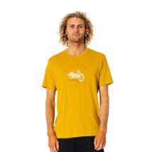 T-shirt rip curl klaxon jaune s