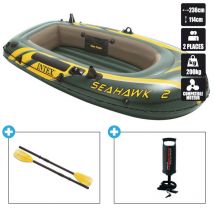 Bateau Gonflable Intex Seahawk 2 + 2 Rames + Gonfleur